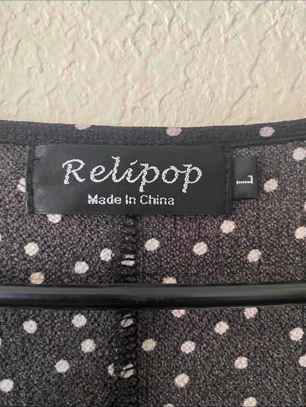 Black Polka Dot Wrap Around Dress After Beach Dress - Picture 10 of 12